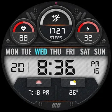 Tancha S62 Retro Watch Face screenshot 18