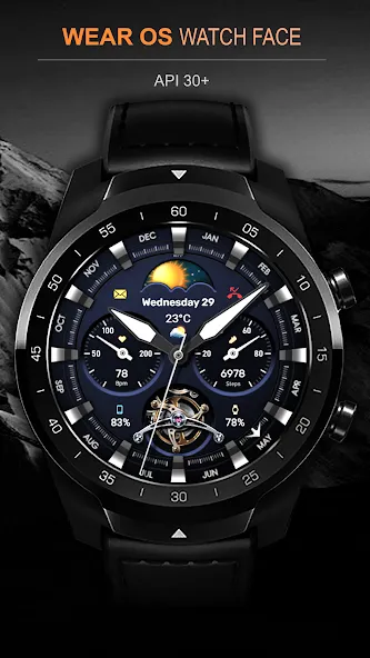 WFP 334 Business watch face screenshot 7