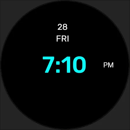 IA130 Simple Digital Watchface screenshot 16