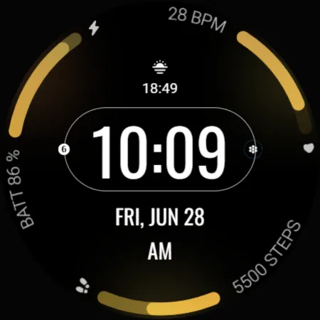 Galaxy Time Pro: Watch face screenshot 8