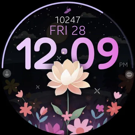 Flower Steps watch face screenshot 13