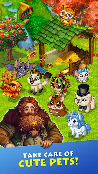 Farmdale: farm games Hay & Day screenshot 3