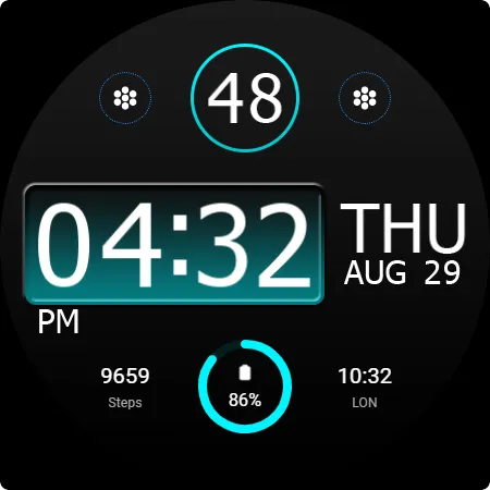 Key WF31 Digital Watch Face screenshot 25