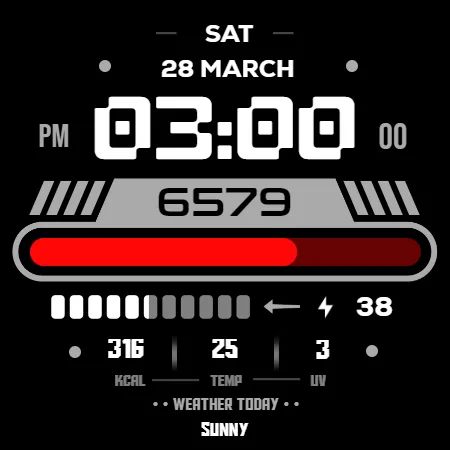 Stepox WatchFace screenshot 8