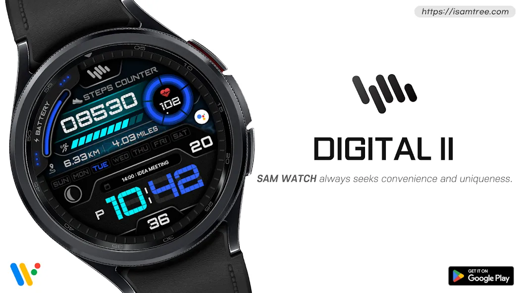 SamWatch Digital II screenshot 1