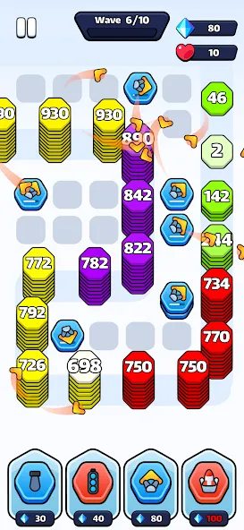 ¡Defensa hexagonal! screenshot 2