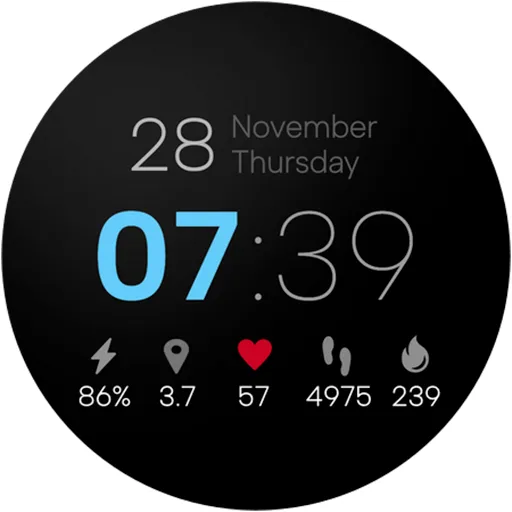 MW15 Minimal Digital Watch screenshot 20