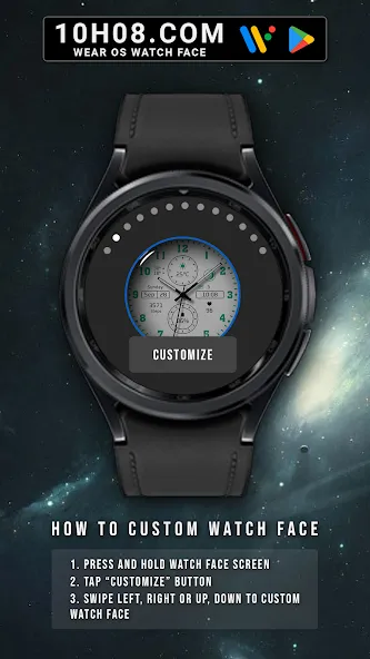 Watch face 10h08.com #76 screenshot 7
