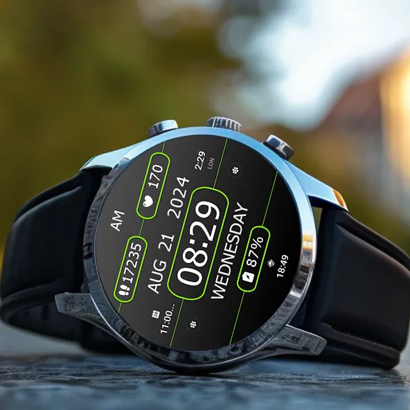 Key WF28 Digital Watch Face screenshot 5