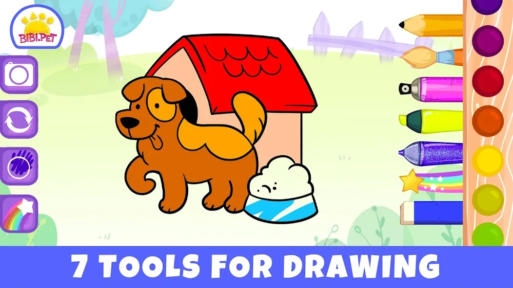 Bibi Drawing & Color Kids Game screenshot 3