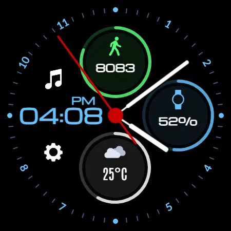 Fusion Rings Watch Face screenshot 5