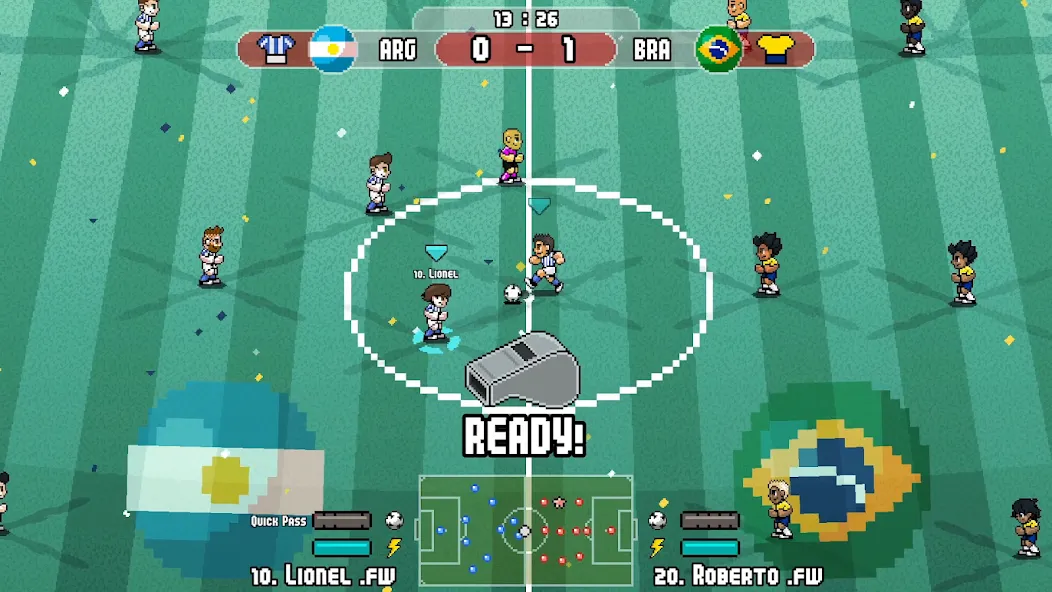 Pixel Cup Soccer - Ultimate screenshot 1