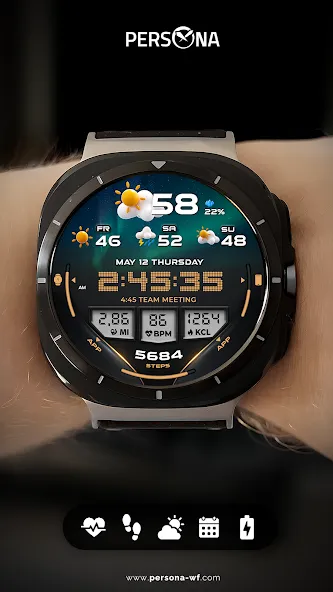 PER60 Extreme Watch Face screenshot 6