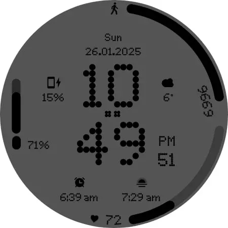 GRBL Nothing Bars V Watchface screenshot 26