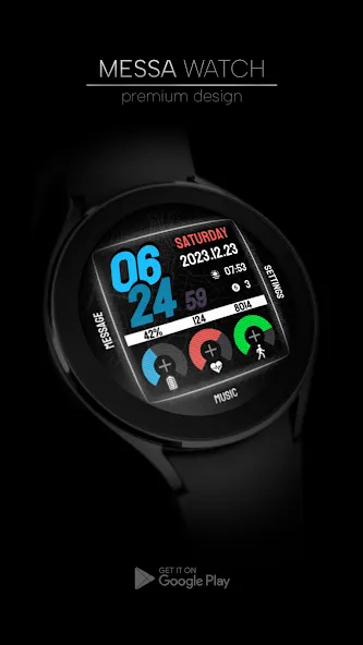 Sport - Digital Watch Face NY screenshot 2