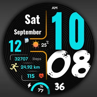 FSW314 Digital Watch Face screenshot 18