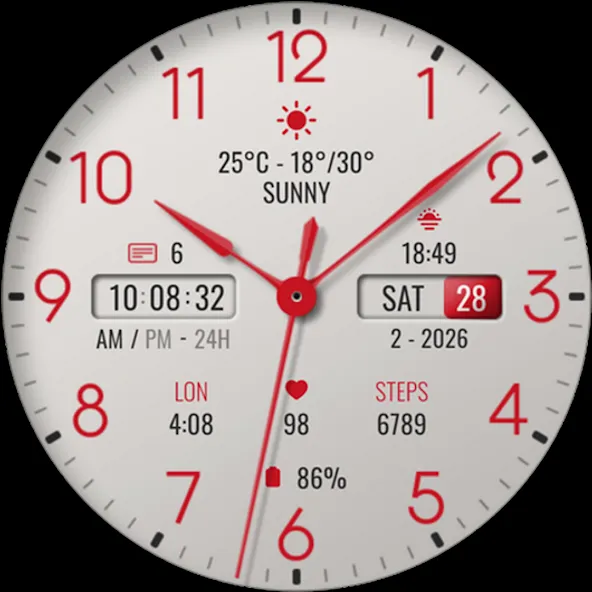 Watch face 10h08.com #132 screenshot 32