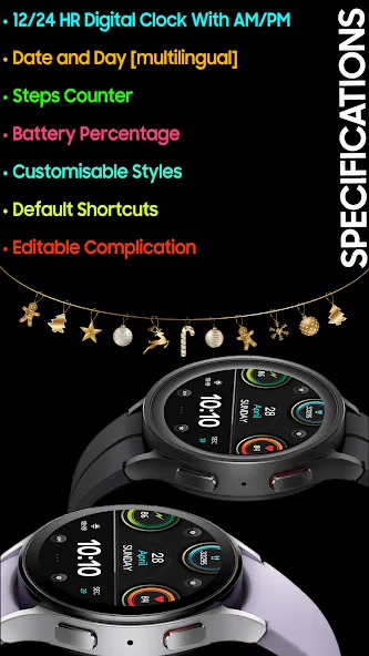 IA110 DIGITAL WATCHFACE screenshot 6