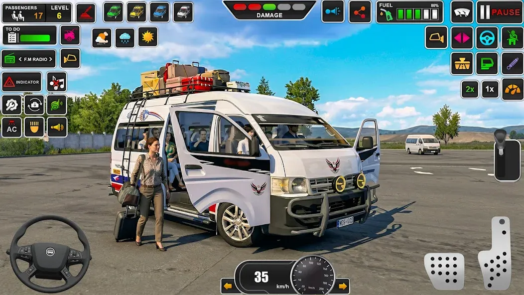 City Van Driving Simulator 3D screenshot 5