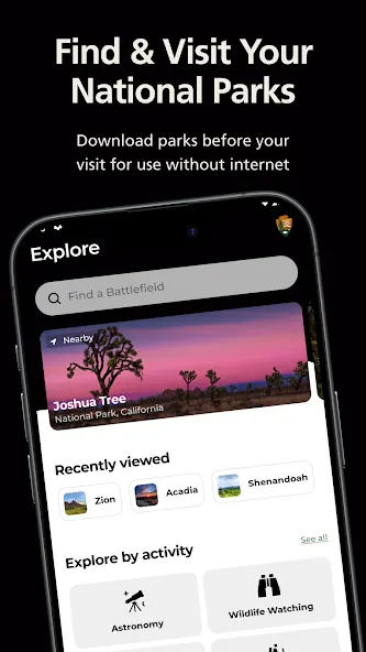 National Park Service screenshot 1