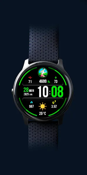 Digital PulseMotion Watch Face screenshot 2