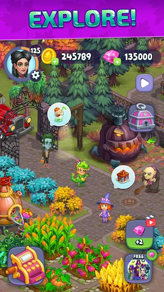 Monster Farm:鬼怪村落的愉快萬聖節 screenshot 1