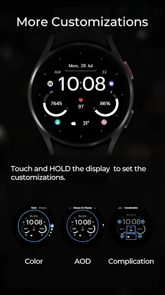 TVV Minimal 7 Watch Face screenshot 5