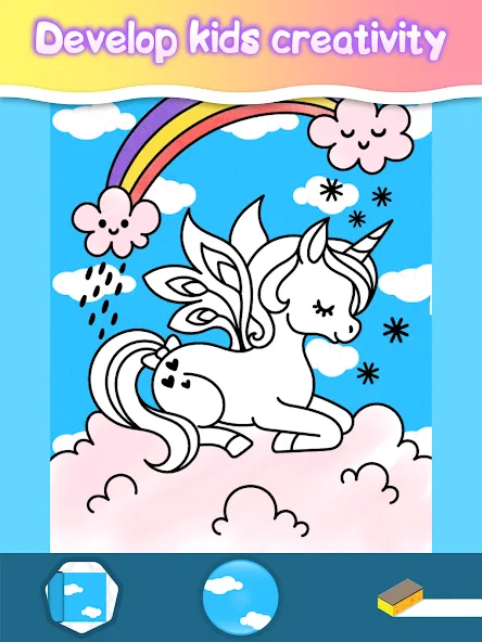 Drawing Princess Coloring Game screenshot 18