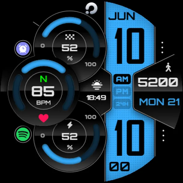 PRADO X75 Digital Watch Face screenshot 10