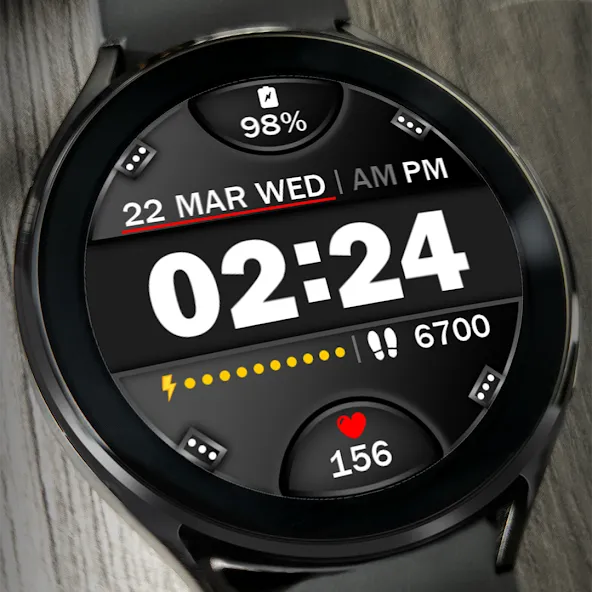 Digital Watch Face Key 015 screenshot 3