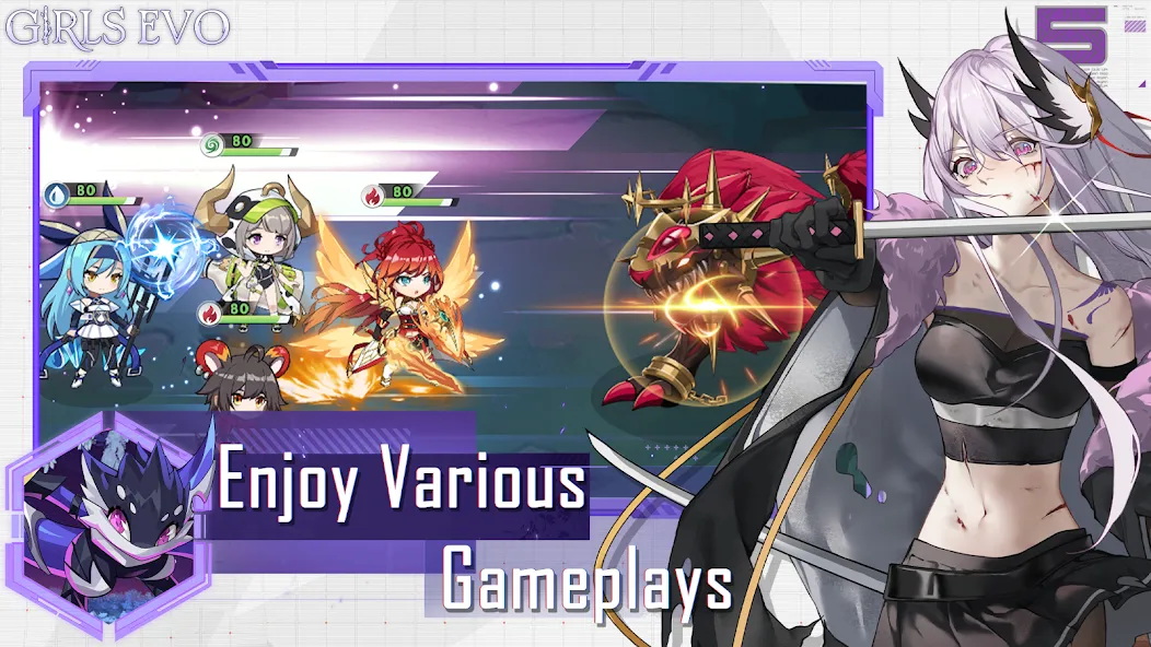 Girls Evo: Idle RPG screenshot 26