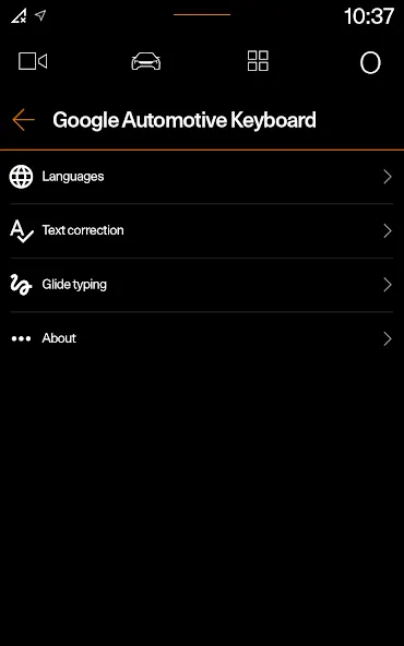Teclado de Google Automotive screenshot 4