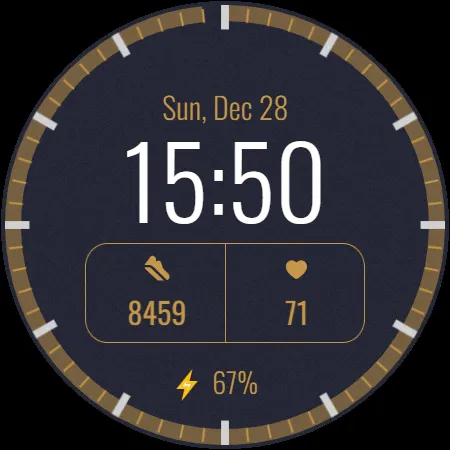 Digital watch face D26 screenshot 41