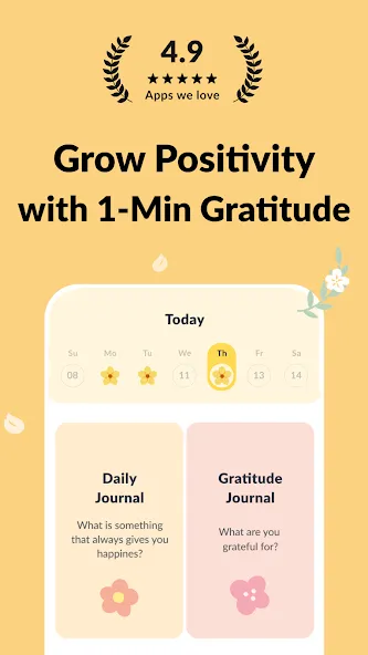 Daybloom: AI Self-Care Journal screenshot 1