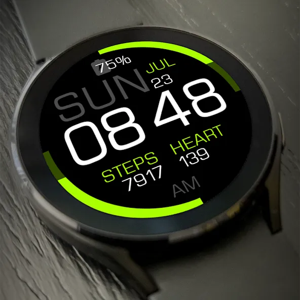 Key080 Artistic Watch Face screenshot 2