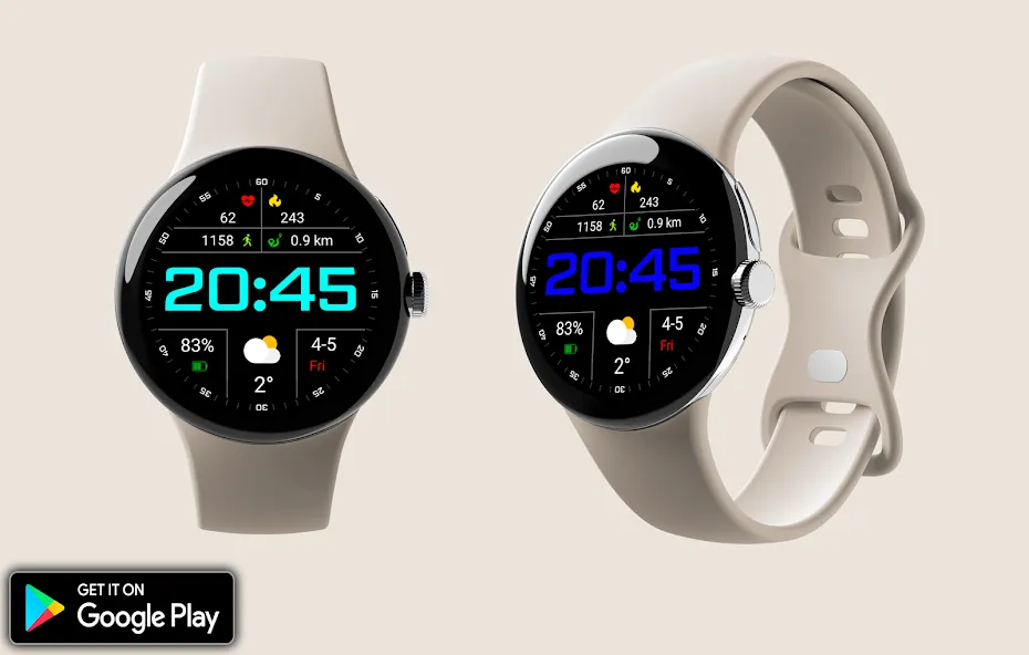 Digital Costa Watch Face screenshot 3