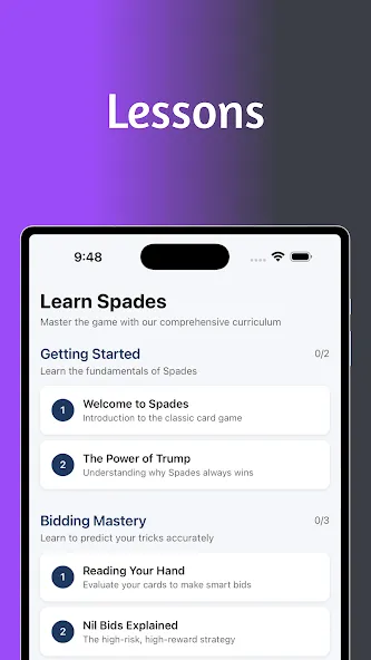 Spades Academy - Play & Learn screenshot 12