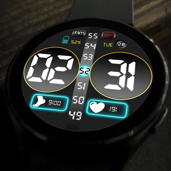 Digital Watch Face Key 011 screenshot 7
