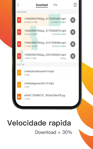 Fiery Browser-Rápido e Privado screenshot 3
