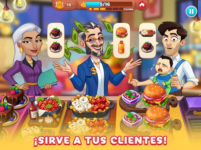 Chef Friends: cafe food game screenshot 10