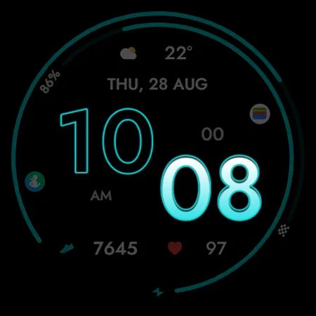 TVV Fitness 5 Watch Face screenshot 13
