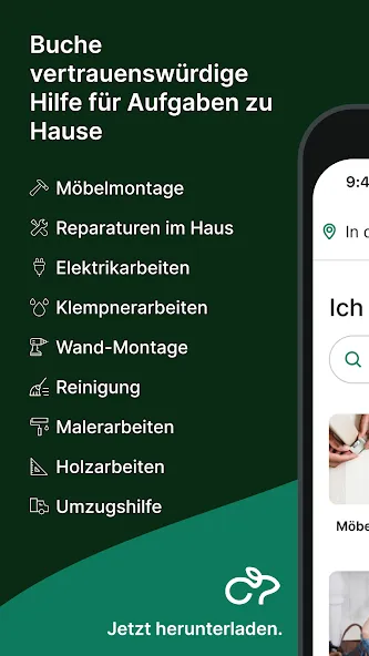 Taskrabbit - Handwerker & Mehr screenshot 1