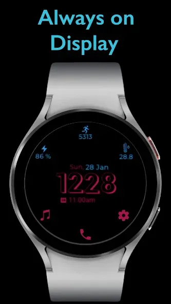 Musical Beat Watch Face screenshot 4