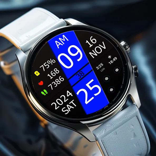 Key WF53 Digital Watch Face screenshot 7