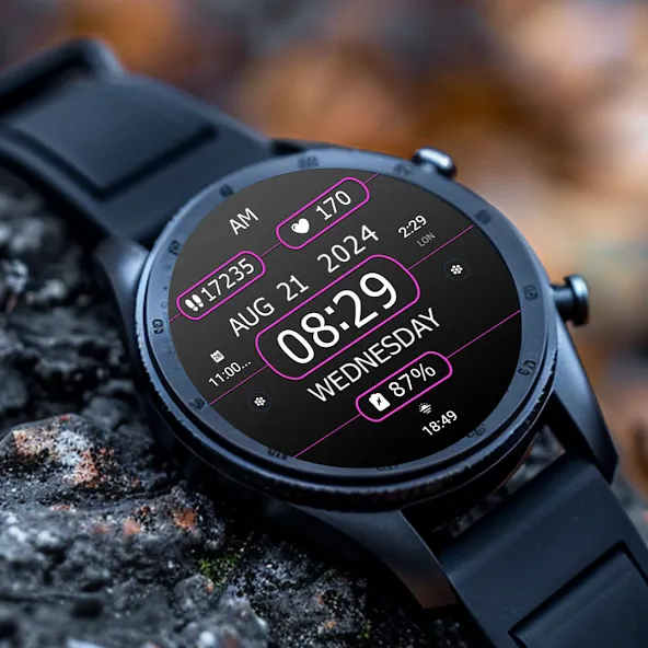 Key WF28 Digital Watch Face screenshot 1