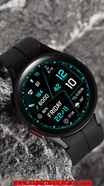 N-SPORT717 Digital Watch Face screenshot 7