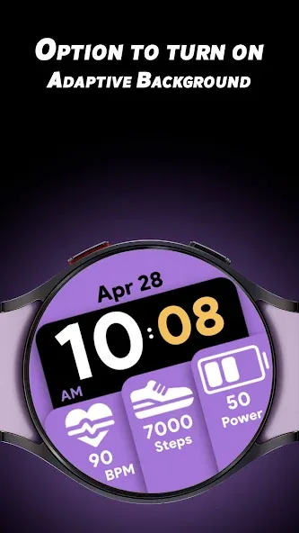Modular Tiles - Watch face screenshot 4
