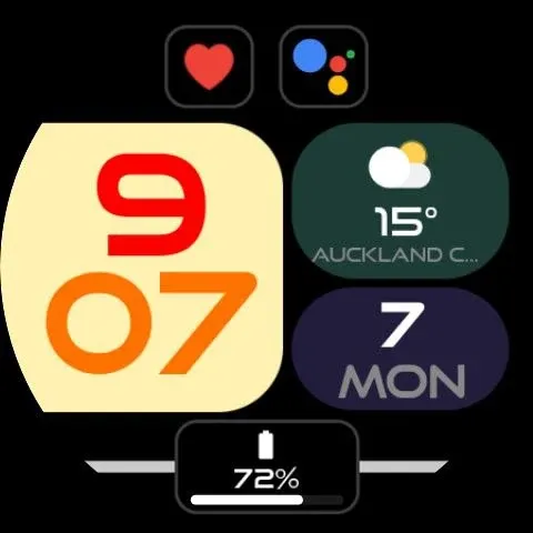 Night ver 40 - watch face screenshot 21