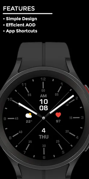 Interinight - watch face screenshot 2