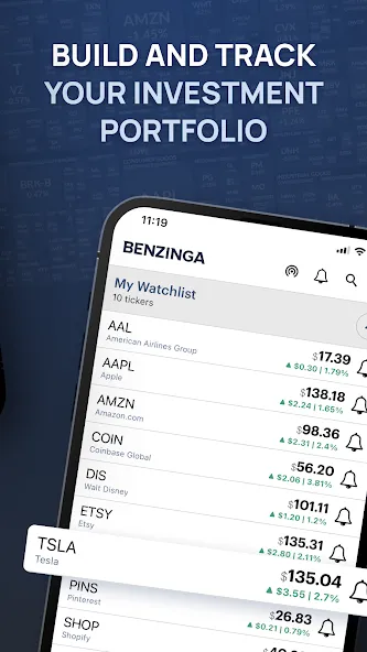 Benzinga Financial News & Data screenshot 5